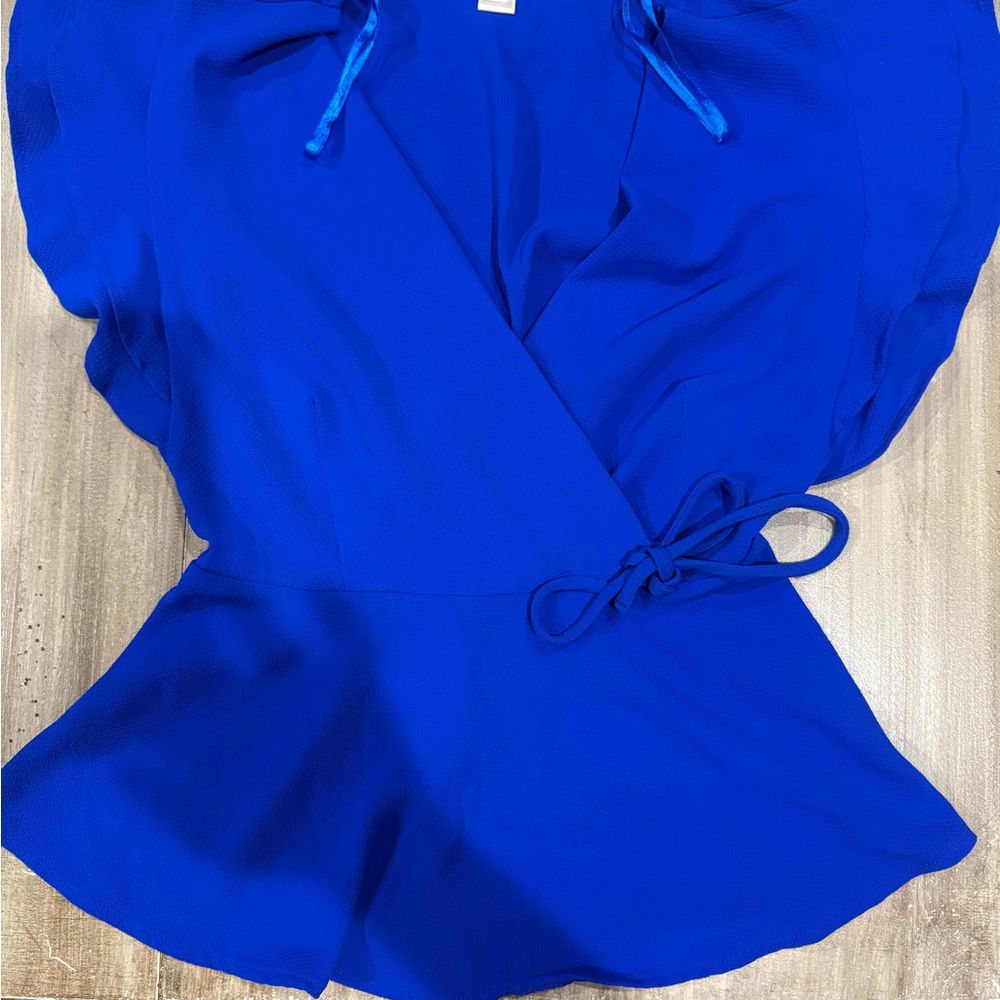 Monteau Royal Blue Blouse